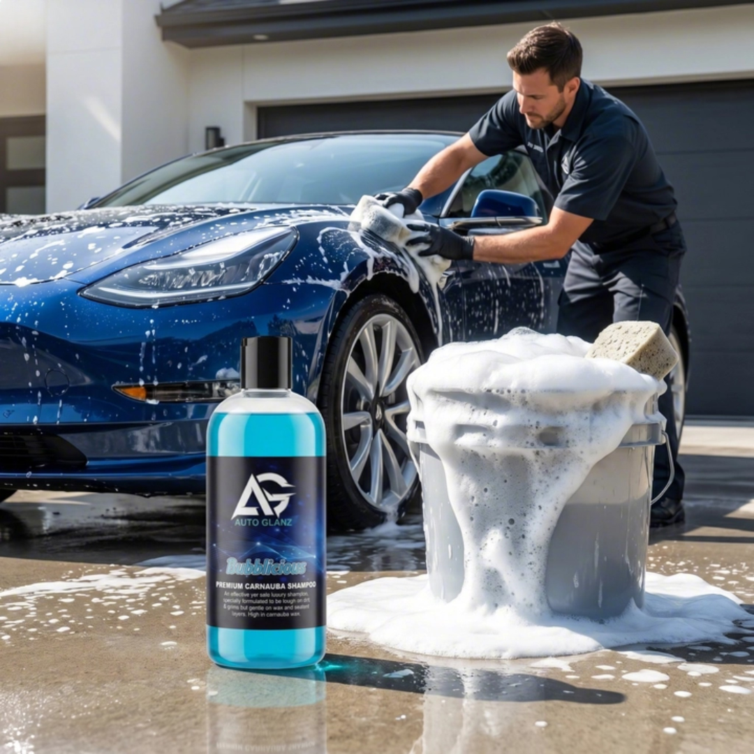 Auto Glanz Bubblicious – luksus bilshampoo med carnaubavoks 500ml.