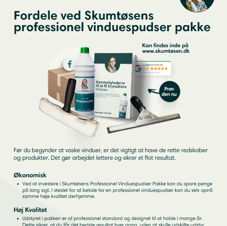 Ebog - Hemmelighederne til at få krystalklar vinduer