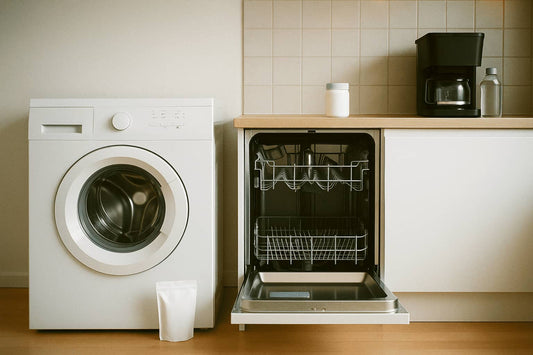 Maskinrens: Hvilken type til vaskemaskine, opvasker og kaffemaskine?