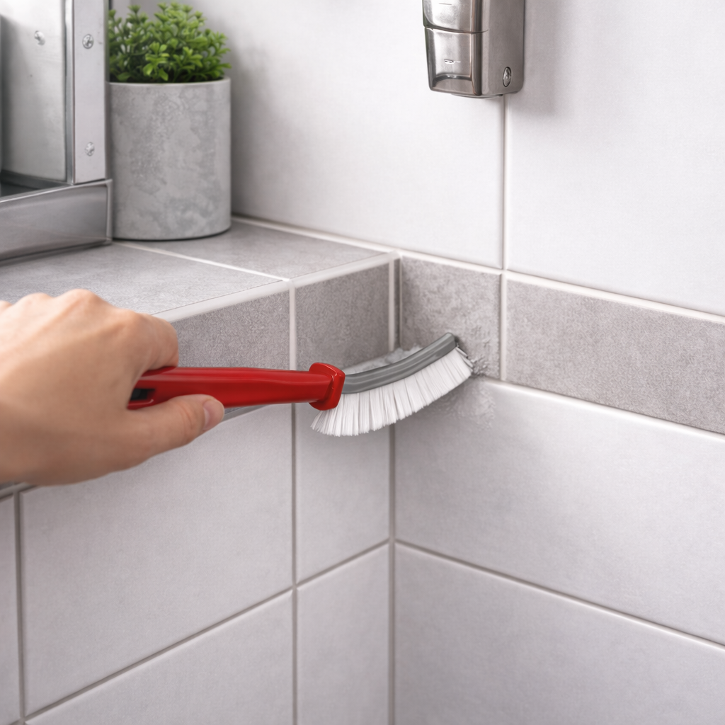 Fuge børste til effektiv rengøring af beskidte fuger.     1 stk.