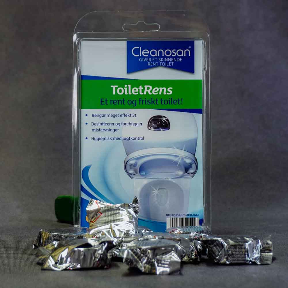 Toilet rensetabs  - et rent og frisk toilet.