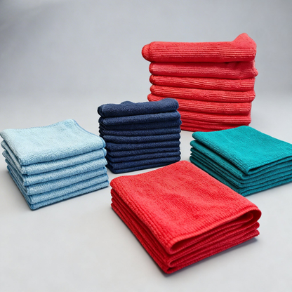 ❌ Tilbud - 10 Stk. mikrofiberklude sort