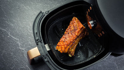 billede af en steg i en airfryer