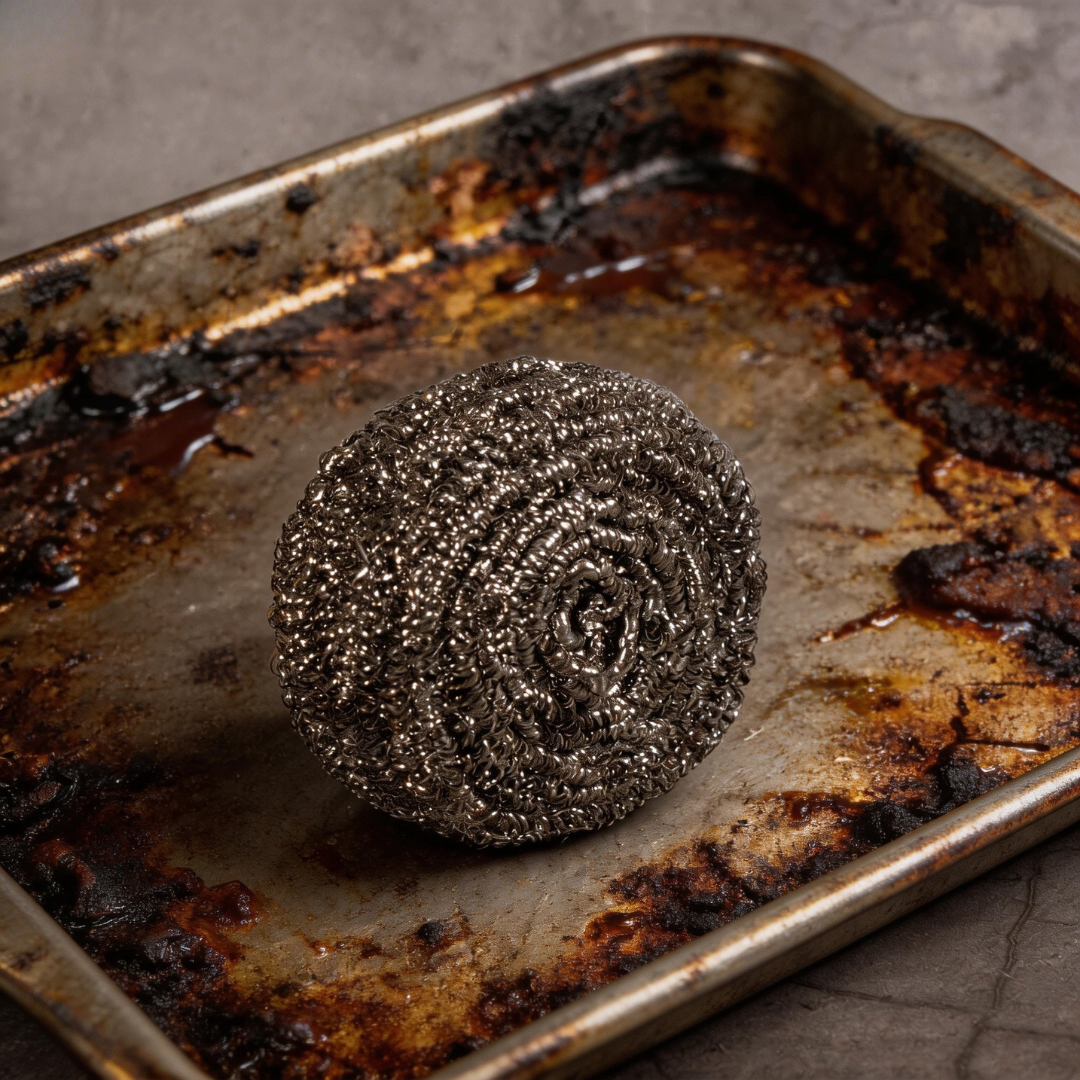 Kokkegrydesvamp til fastbrændt mad - 1 stk