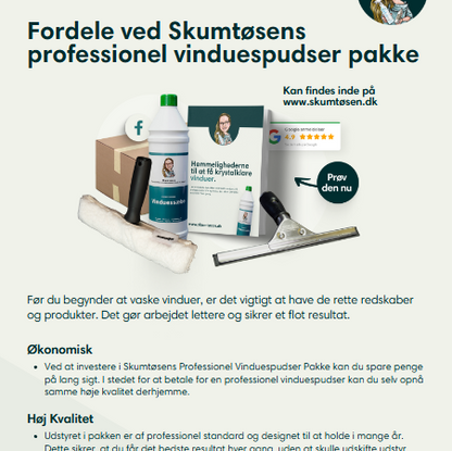 Ebog - Hemmelighederne til at få krystalklar vinduer