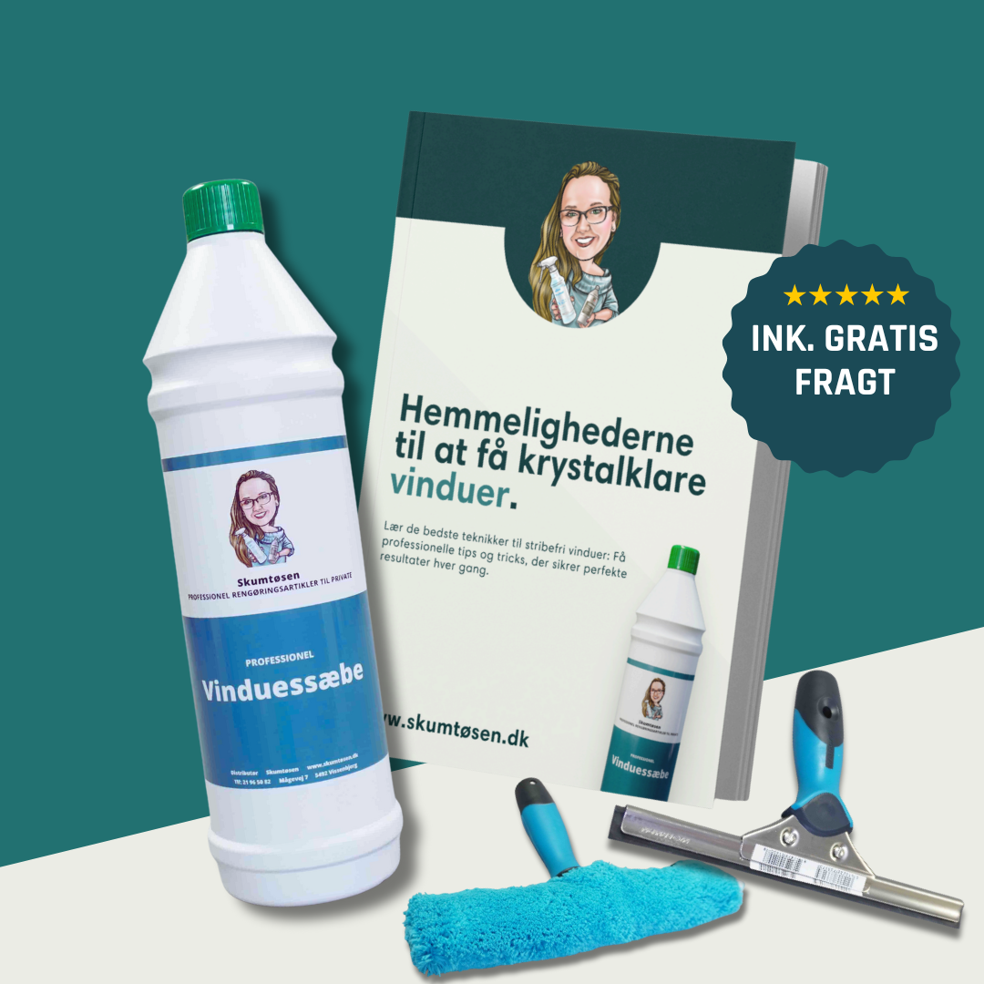 Den komplette vinduespudser pakke