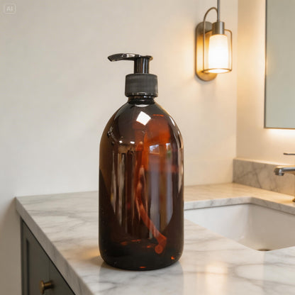 Brun flaske 500 ml. (tom)