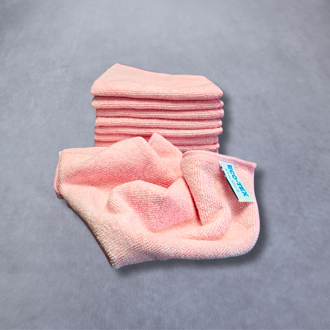 ❌ Tilbud - 10 Stk. mikrofiberklude Rød