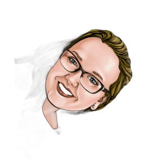 Tegning af Anja fra Skumtøsen